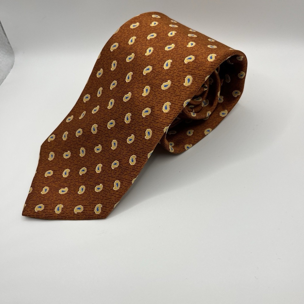 Chelanni‎ France Tie Orange Silk